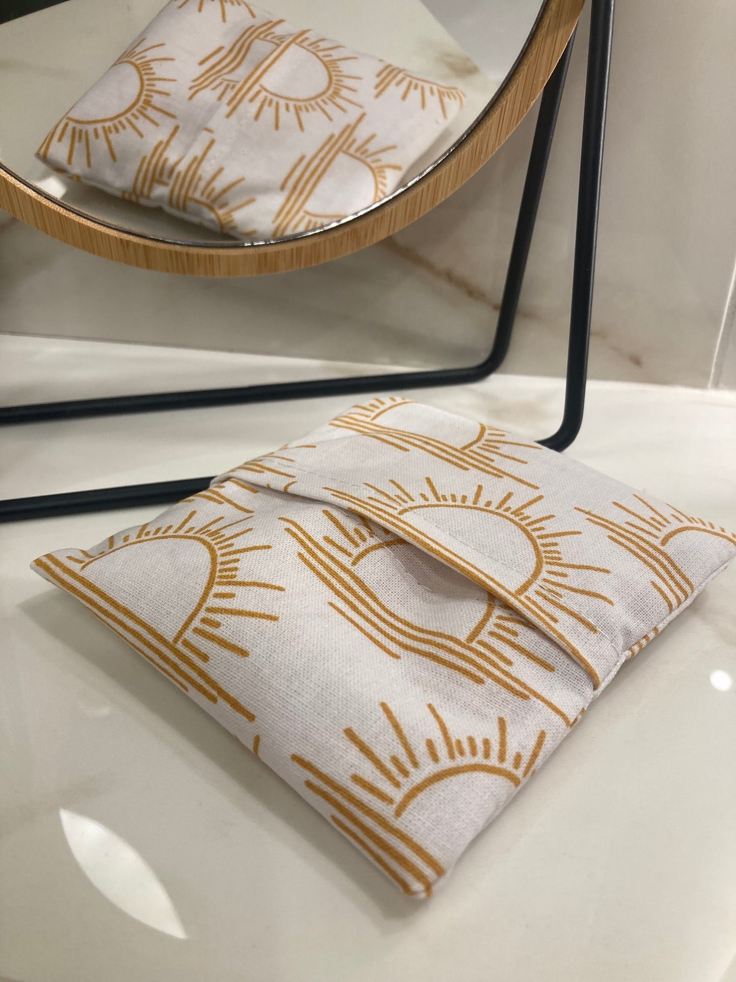Kit Sunset Pochette + 3 Lingettes démaquillantes réutilisables