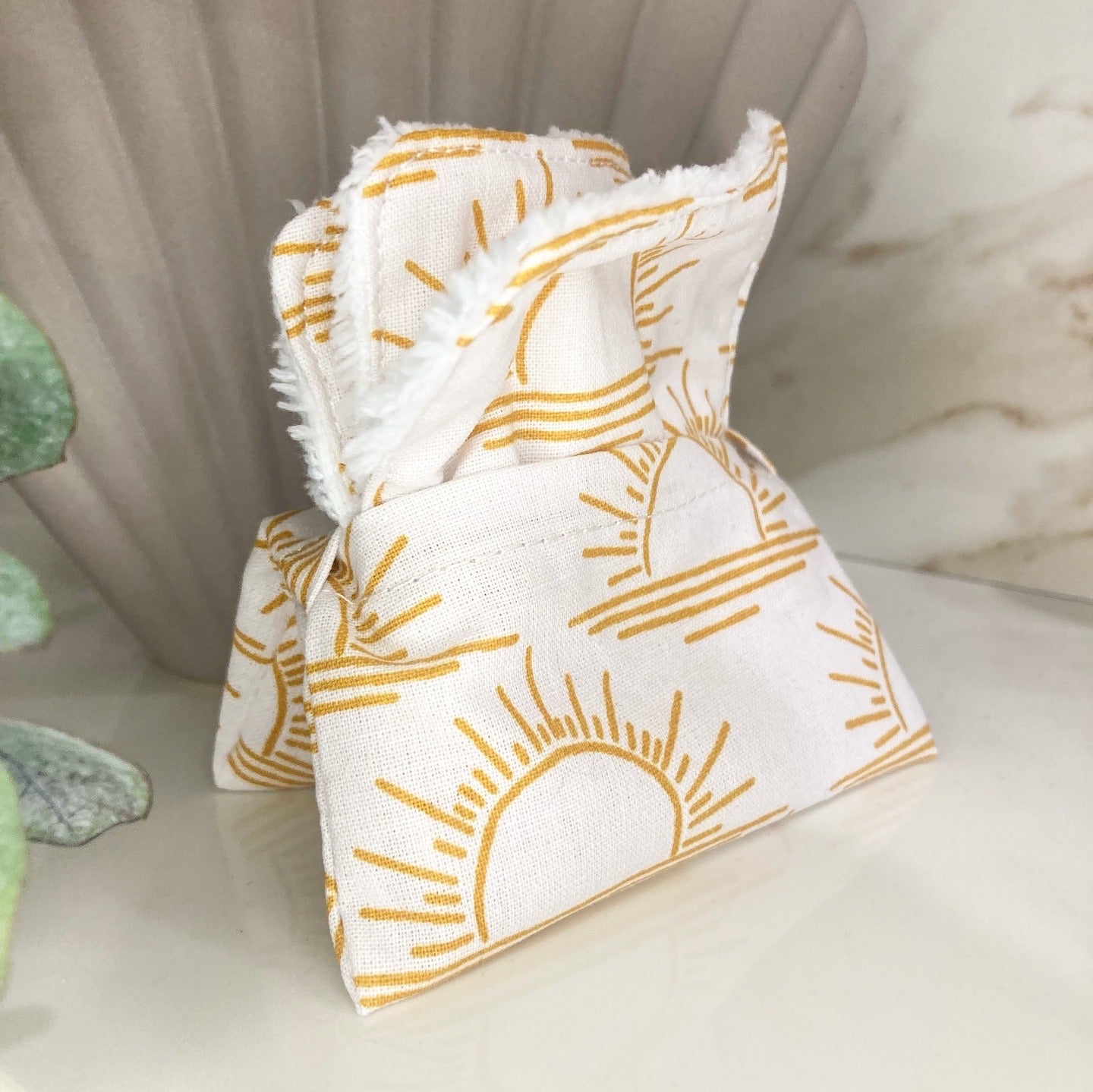 Kit Sunset Pochette + 3 Lingettes démaquillantes réutilisables