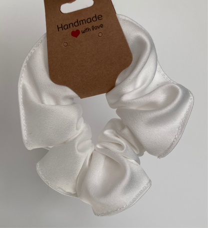 Chouchou Satin Blanc