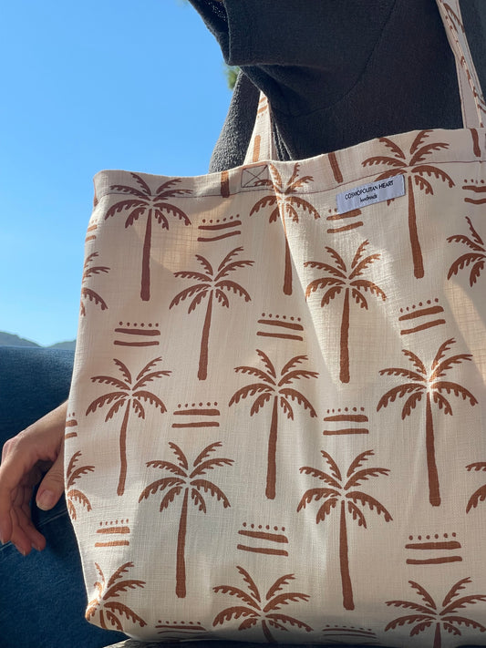 Palm Trees Maxi Beach Bag